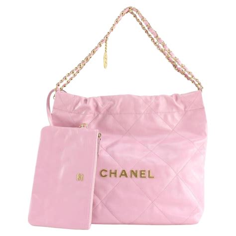 bubble gum pink chanel bag|Chanel Bubble Gum Pink Shiny Goatskin Small 22 Tote with.